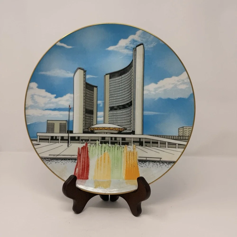 AMF Bowling BPAA Convention 1977 Toronto Civic Centre Porcelain‎ Plate 10